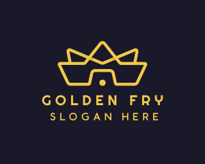 Golden Crown Boutique logo design