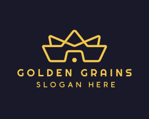 Golden Crown Boutique logo design