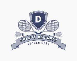 Sports Badminton Tournament logo design