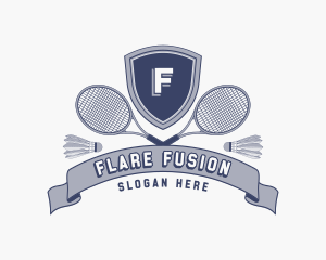 Sports Badminton Tournament logo design