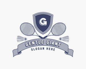 Sports Badminton Tournament logo design