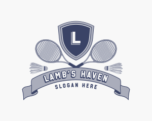 Sports Badminton Tournament logo design