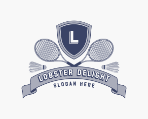 Sports Badminton Tournament logo design