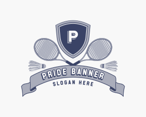 Sports Badminton Tournament logo design