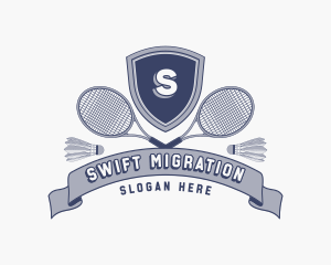 Sports Badminton Tournament logo design