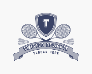 Sports Badminton Tournament logo design