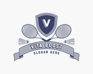 Sports Badminton Tournament logo design