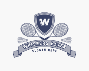 Sports Badminton Tournament logo design