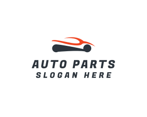 Auto Speeding Car logo design