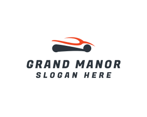 Auto Speeding Car logo design