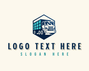 Transportation Truck Cargo Logo