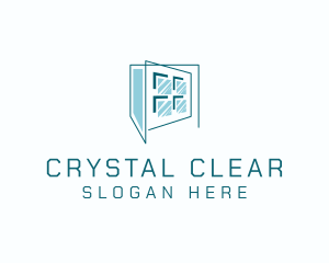 Glass - Shiny Glass Window logo design