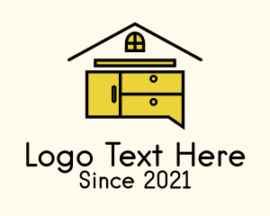 Message - House Fixture Chat logo design