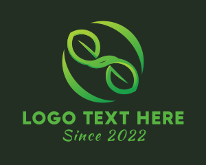 Vegetarian - Environmental Leaf Plant logo design