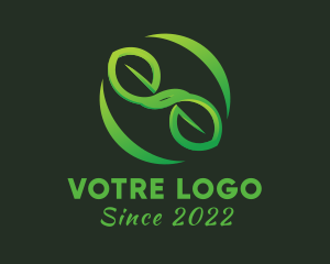 3d - Environmental Leaf Plant logo design