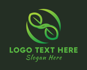 Environmental Leaf Plant Logo