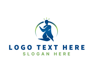 Life Insurance - Yoga Wellness Human logo design