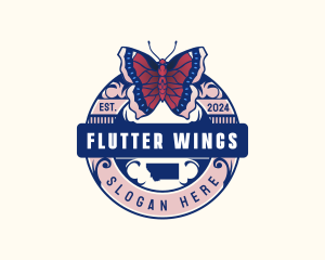 Montana Butterfly Wings logo design