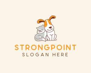 Adoption - Dog Cat Pet logo design