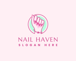 Manicure - Nail Salon Boutique logo design