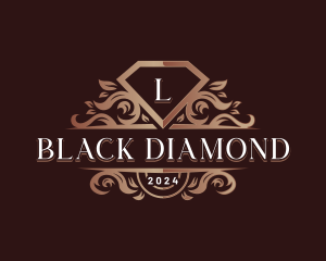 Diamond Luxury Crest logo design