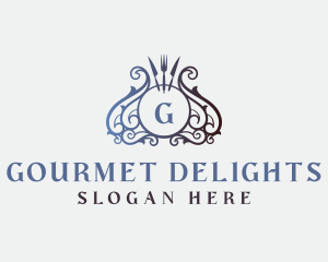 Luxury Gourmet Restaurant logo design