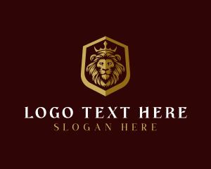 Banking - Luxury Lion Shield logo design