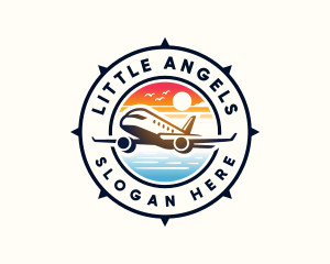 Sunrise Airplane Travel logo design