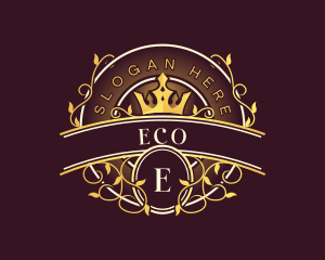 Crown Royalty Ornament Logo