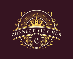 Decor - Crown Royalty Ornament logo design