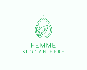 Herbal Wellness Oil logo design