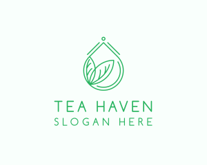 Herbal Tea - Herbal Wellness Oil logo design