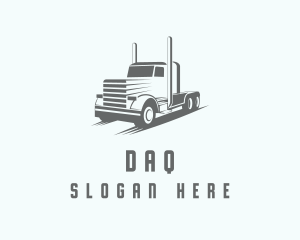 Freight Truck Logistics Logo