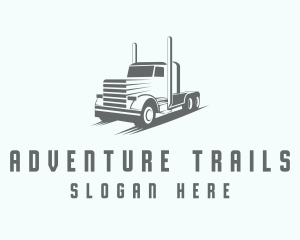 Freight Truck Logistics logo design