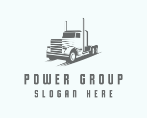 Trailer - Freight Truck Logistics logo design