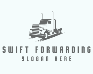 Freight Truck Logistics logo design