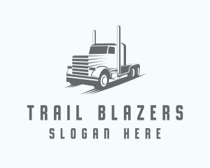 Freight Truck Logistics logo design