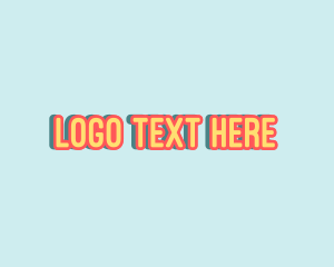 Learning Center - Childish Preschool Wordmark logo design