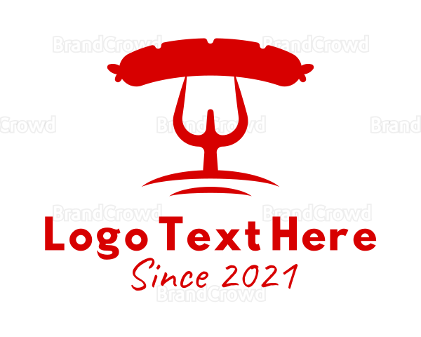 Red Grill Sausage Logo