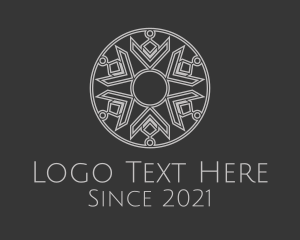 Interior - Ethnic Decoration Badge logo design