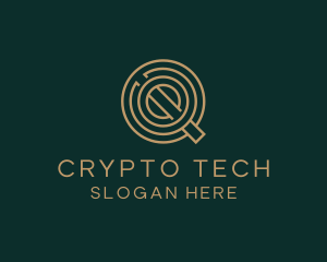 Crypto - Crypto Financial Investment logo design