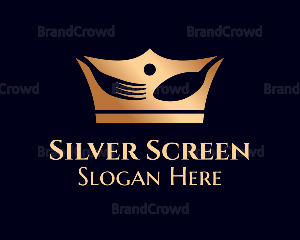 Gold Cutlery Crown Logo