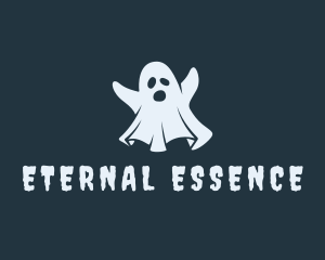 Halloween Ghost Spirit logo design