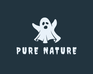 Phantom - Halloween Ghost Spirit logo design