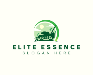 Equipment - Gardening Lawn Mower logo design