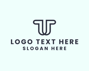 Professional - Creative Studio Letter T logo design