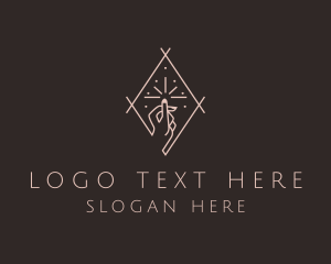 Mystical - Mystic Nail Salon Hand logo design