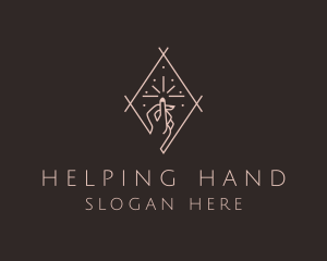 Hand - Mystic Nail Salon Hand logo design