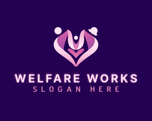 Welfare - Family Heart Welfare logo design