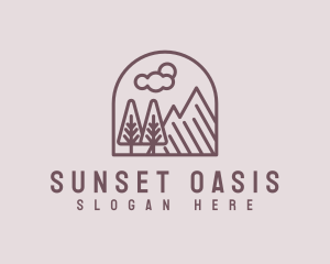 Mountain Tree Outdoor logo design